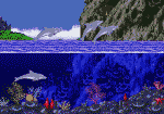 MegaDrive Spiel: Ecco The Dolphin